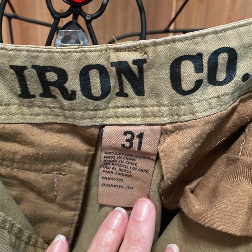 🩳🩳🩳3 for $12🩳🩳🩳Mens Khaki Cargo Shorts-31 - Picture 6 of 7